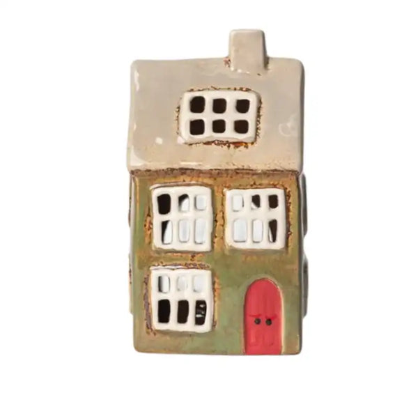 Tea Light House – Christmas Green
