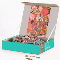 Thumbnail for 1000 Piece Puzzle - Kind Heart Brave Mind – High quality House of Dudley homewares
