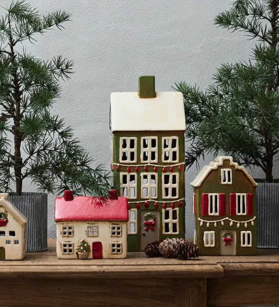 Tea Light Grande Chalet – Christmas Green