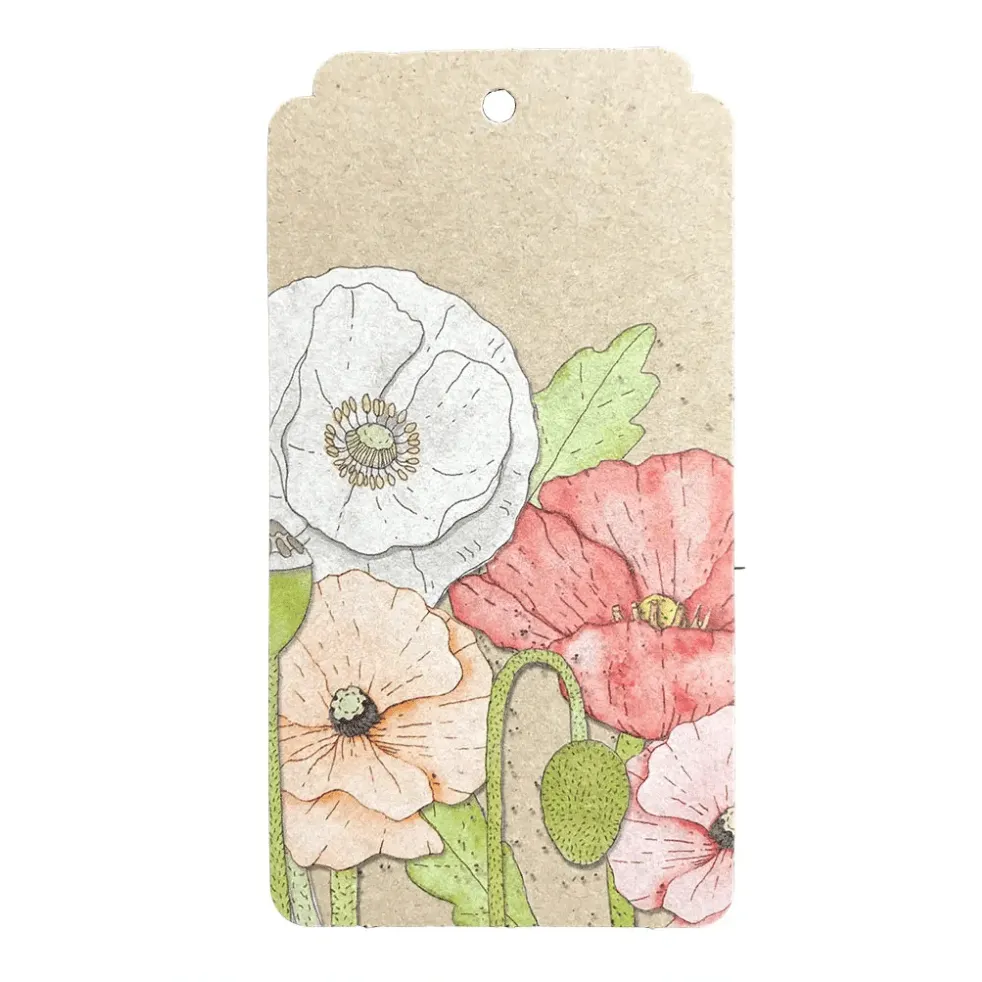 A Gift Tag - Poppy – High quality House of Dudley homewares