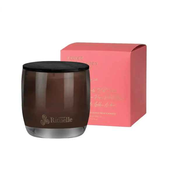 Velvet Rose Garden, Patchouli, Amber /Scented Soy Candle / 140g / House of Dudley-candle-House-of-Dudley