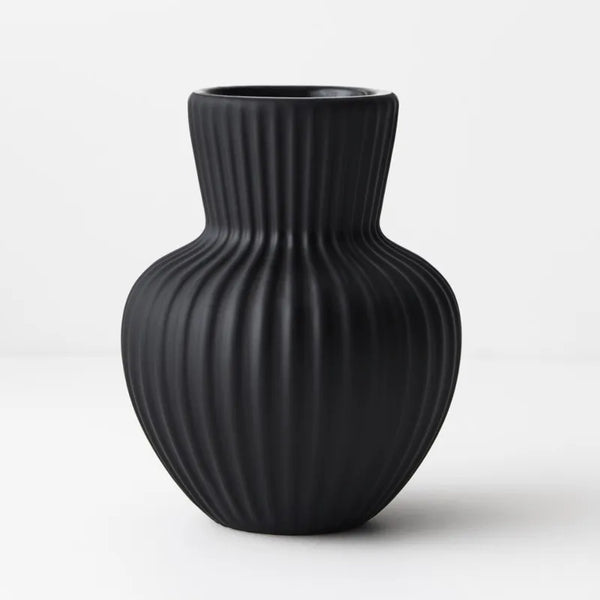 Annix2 Vase - Black-decorative-vase-House-of-Dudley