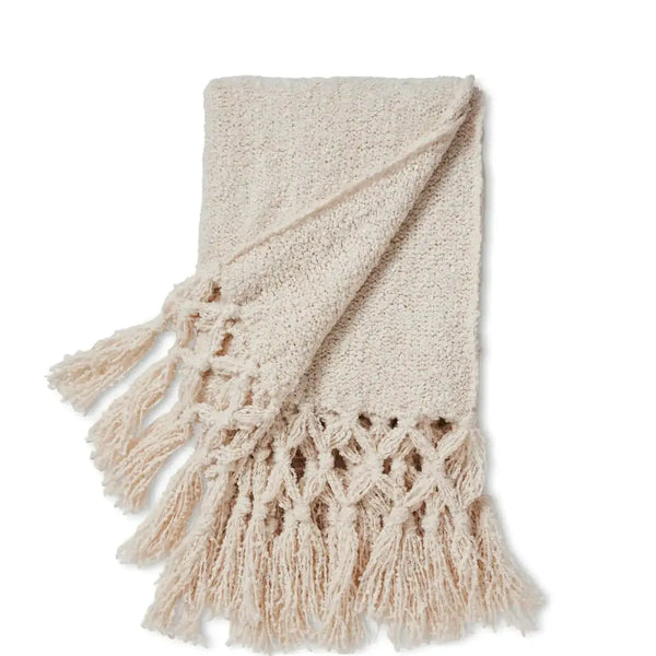 Ava Boucle Tassel Throw-throw-blanket-House-of-Dudley
