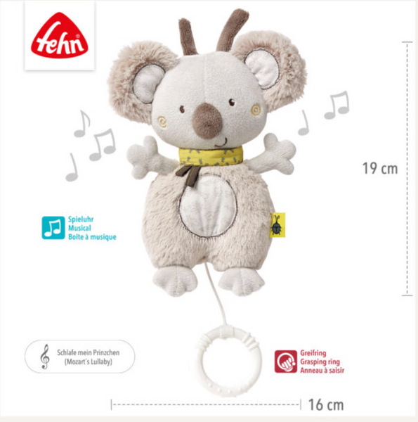 Musical koala cot toy, alternate view