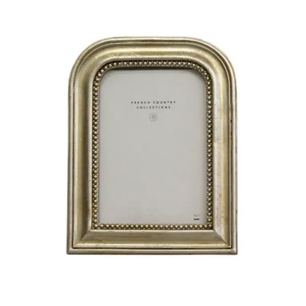 Beaded Arch Photo Frame - Silver 5x7
