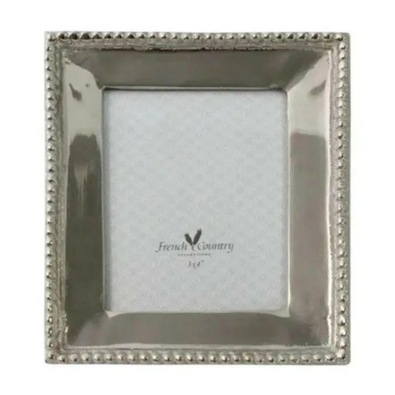 Beaded Nickel Photo Frame 3x4" – High quality House of Dudley homewares