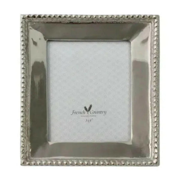 Beaded Nickel Photo Frame 3x4