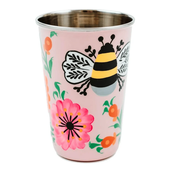 Bumble Bee Tumbler - Pale Pink – High quality House of Dudley homewares