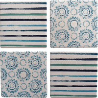 Thumbnail for Coasters - Blue Pattern - Set of 4 – High quality House of Dudley homewares