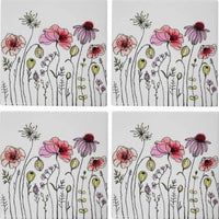 Thumbnail for Coasters - Spring Flowers - Set of 4 – High quality House of Dudley homewares
