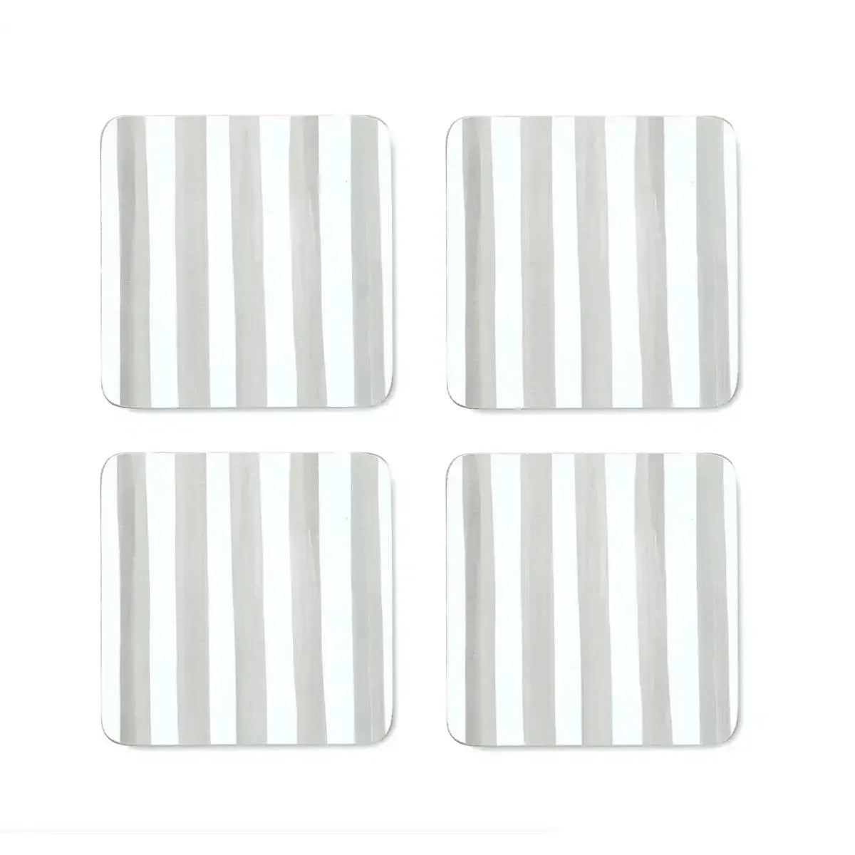 Coasters Taylor Stripe Square Neutral - S/4 – High quality House of Dudley homewares