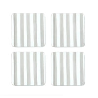 Thumbnail for Coasters Taylor Stripe Square Neutral - S/4 – High quality House of Dudley homewares