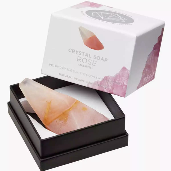 Crystal Soap - ROSE QUARTZ - Jasmine – High quality House of Dudley homewares