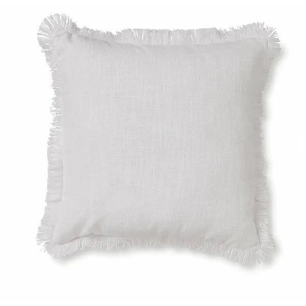 Eli Fringe Off-White Cushion – High quality House of Dudley homewares