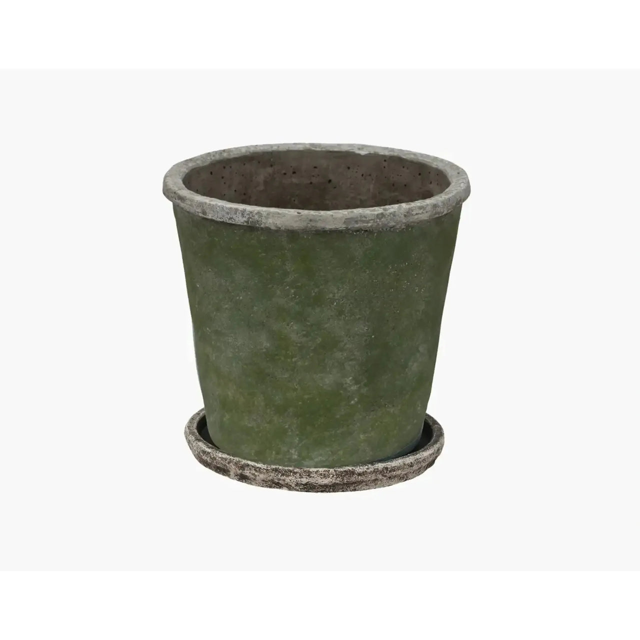 Evergreen Plant Pot & Saucer Large-garden-pot-House-of-Dudley