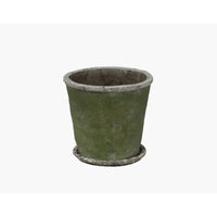 Thumbnail for Evergreen Plant Pot & Saucer Medium-garden-pot-House-of-Dudley