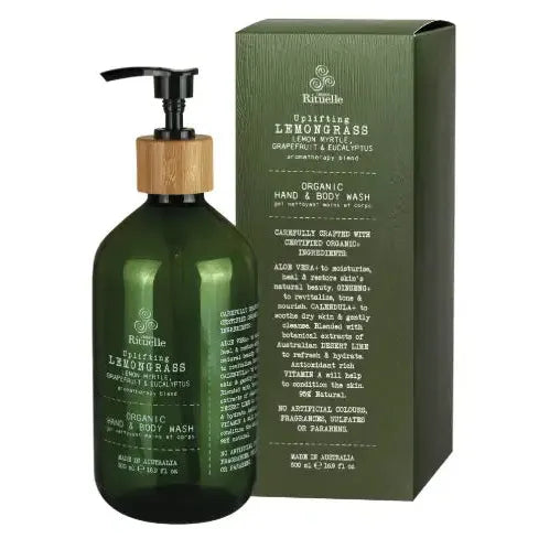 FL Lemongrass, Lemon Myrtle, Grapefruit & Eucalyptus - Organic Hand & Body Wash – High quality House of Dudley homewares