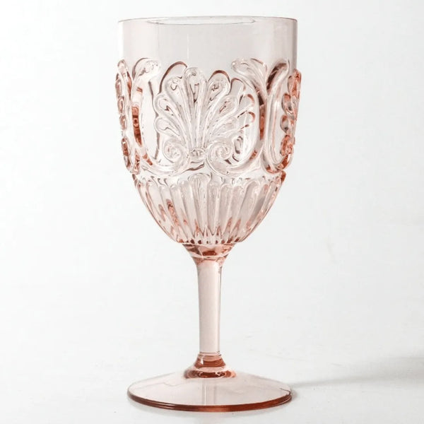 Flemington Acrylic Wine Glass - Pink – High quality House of Dudley homewares