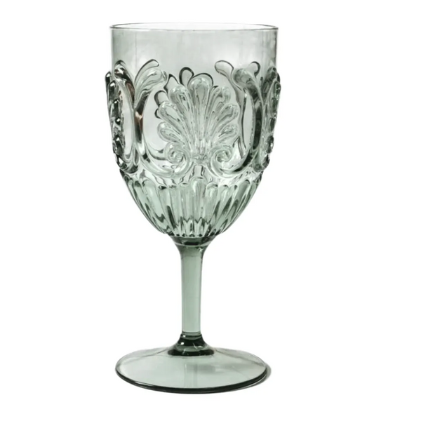Flemington Acrylic Wine Glass - Sage Green – High quality House of Dudley homewares