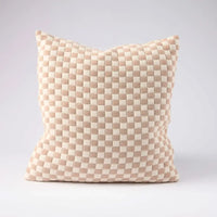 Thumbnail for Gambit Cushion - Off White / Nutmeg – High quality House of Dudley homewares