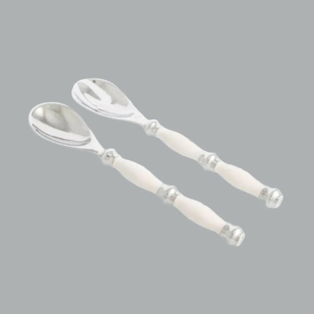 Glamorous White Salad Servers – High quality House of Dudley homewares