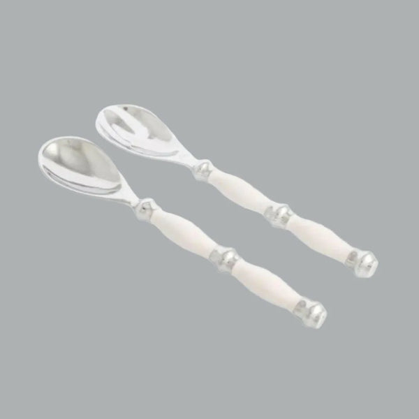 Glamorous White Salad Servers – High quality House of Dudley homewares
