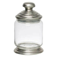 Thumbnail for Glass and Pewter Storage Jar – High quality House of Dudley homewares