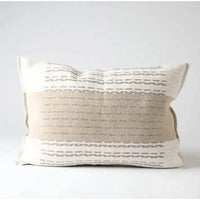 Thumbnail for Hagen Cushion - Off White / Slate – High quality House of Dudley homewares