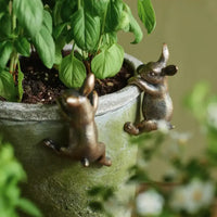 Thumbnail for Hanging Bunny Decor Gold – High quality House of Dudley homewares