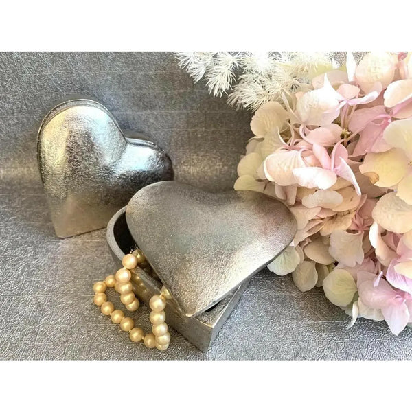Heart Trinket Box - Silver – High quality House of Dudley homewares