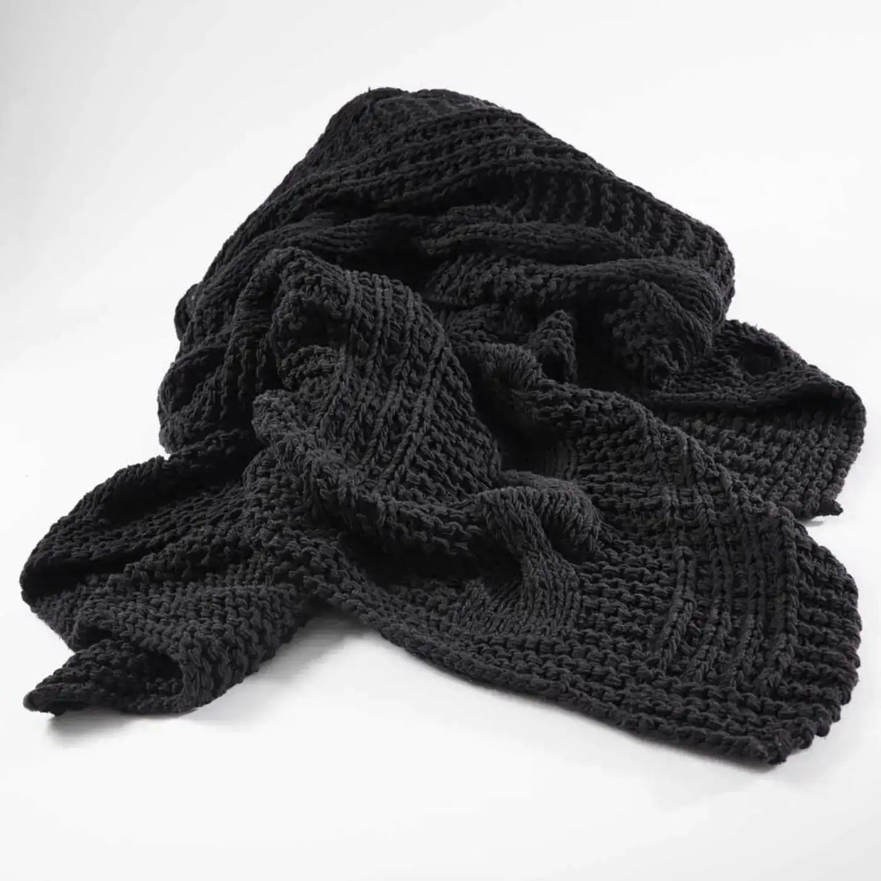 Heirloom Handwoven Throw - Black-throw-blanket-House-of-Dudley