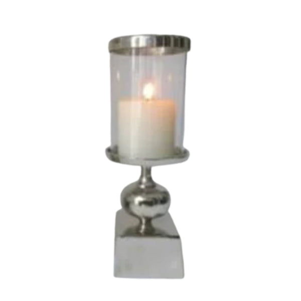 Hurricane Silver ball square base small 31cm