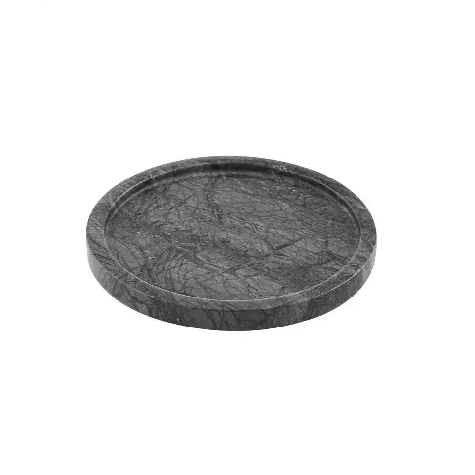 Kira Grey Small Round Tray