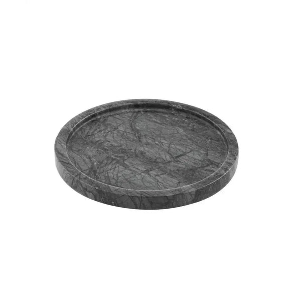 Kira Grey Small Round Tray