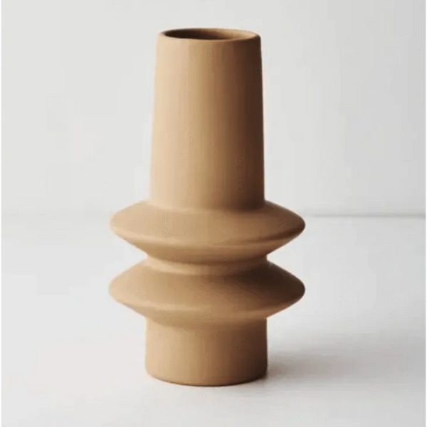 Lucena Vase - Mustard-decorative-vase-House-of-Dudley