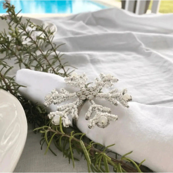Lucia Beaded Napkin Ring – High quality House of Dudley homewares