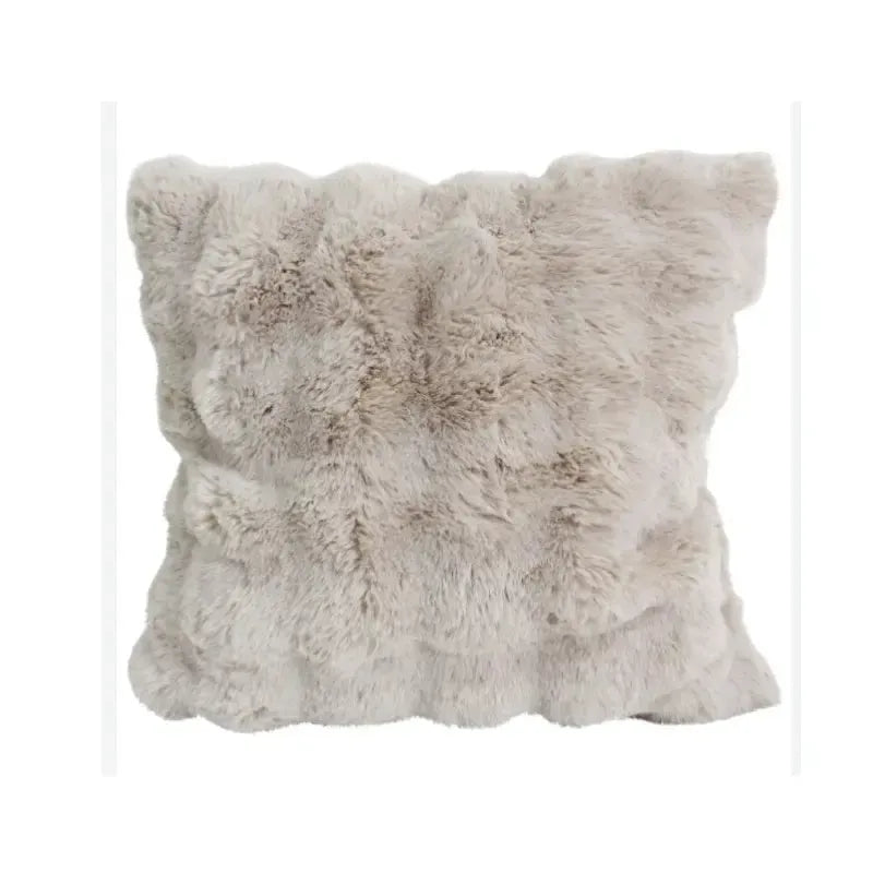 Lux Faux Fur Cushion - Faun – Add comfort and style to any space | House of Dudley