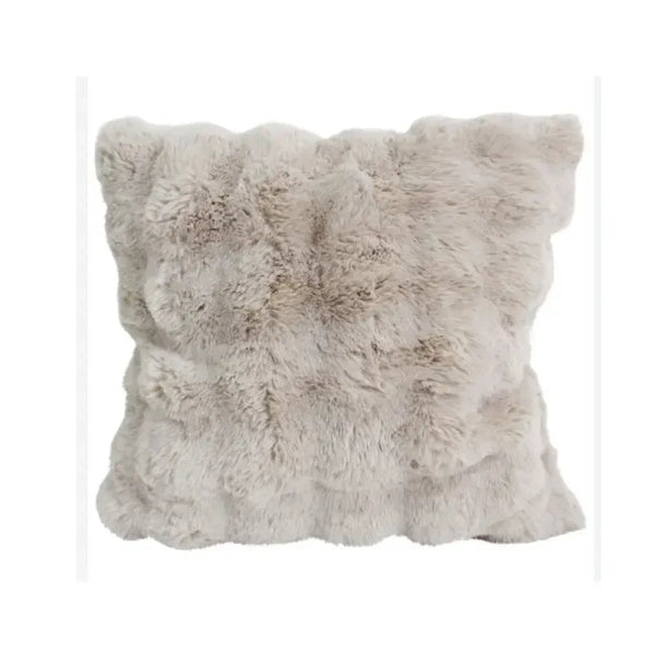 Lux Faux Fur Cushion - Faun – Add comfort and style to any space | House of Dudley