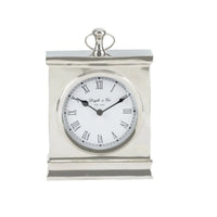 Thumbnail for Mantle clock rectangle white face shiny large