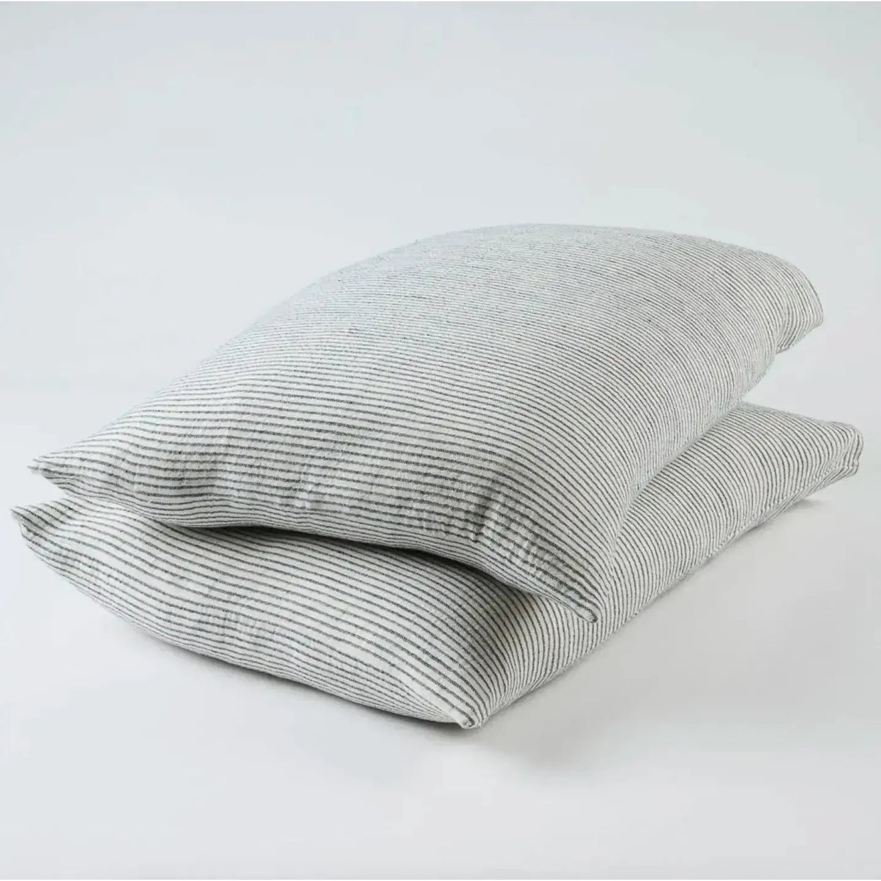 Marina Pillowcase Set - Off White w' Ink Stripe – High quality House of Dudley homewares