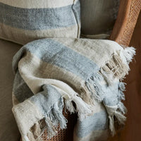 Thumbnail for Marine Stripe Throw-throw-blanket-House-of-Dudley