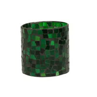 Thumbnail for Mosaic Green Votive - Medium – High quality House of Dudley homewares