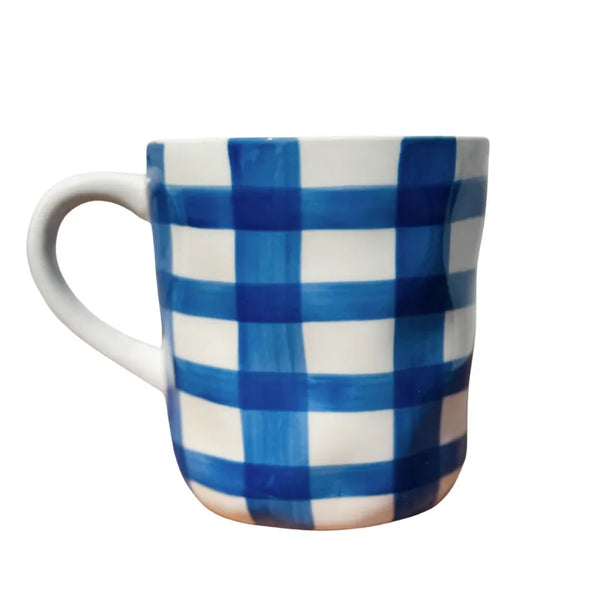 Mug - Classic Blue Gingham