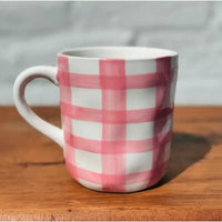 Thumbnail for Mug - Pink Gingham | House of Dudley