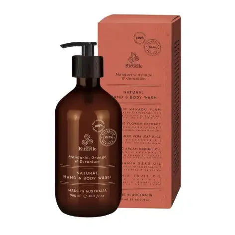 NR Mandarin, Orange & Geranium - Natural Hand & Body Wash – High quality House of Dudley homewares