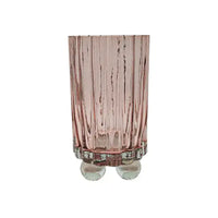 Thumbnail for Olan Glass Ribbed Hurricane Brown – High quality House of Dudley homewares
