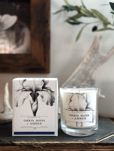 Wildwood Candle - Orris, Moss + Amber