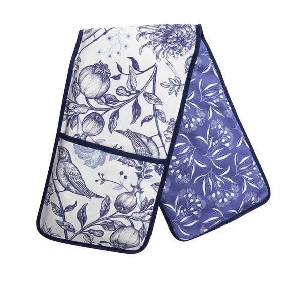 Oven Double Glove - Hamptons – High quality House of Dudley homewares