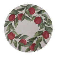 Thumbnail for Placemat Apples Round - S/4 – High quality House of Dudley homewares