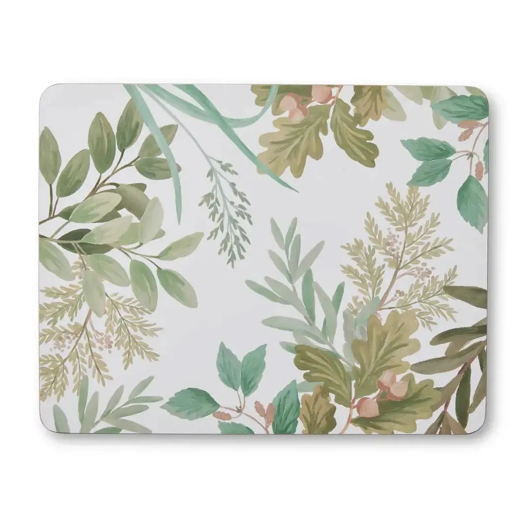 Placemat Naree Green Rectangle - S/4 – High quality House of Dudley homewares